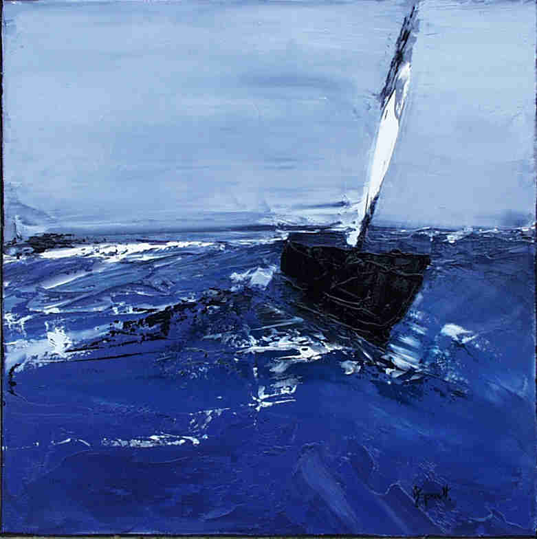 Marine Nathalie Ripault Peinture Abstraite Art Abstrait Abstract painting Galerie Gallery